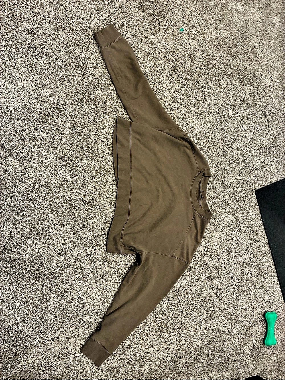 Nuuds Long Sleeve Top in Army Green